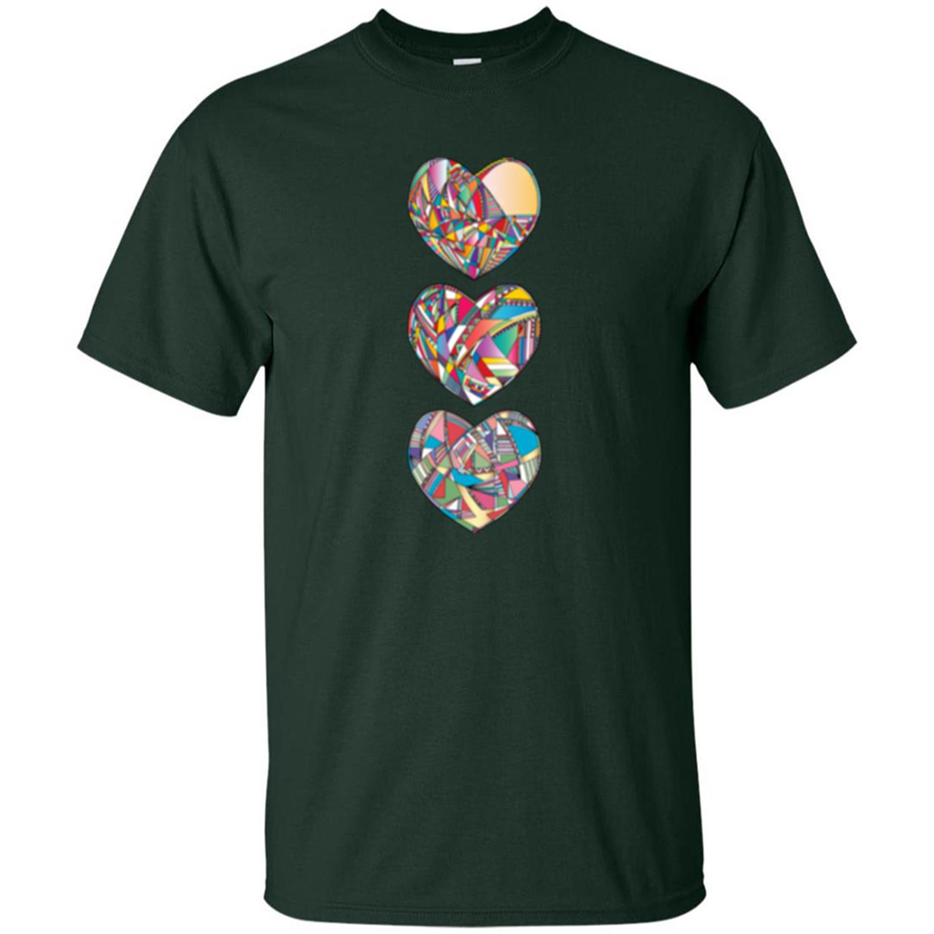 Hearts T-shirt Forest Green