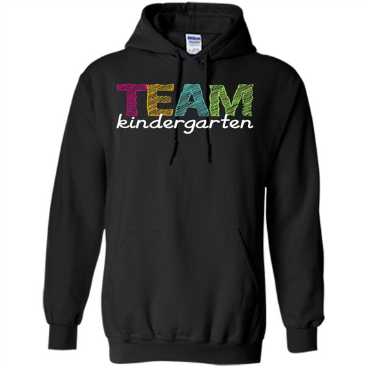 Team Kindergarten Grade Teacher T-Shirt Black