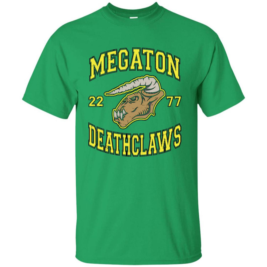 Megaton Deathclaws 2277 T-shirt Irish Green