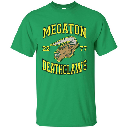 Megaton Deathclaws 2277 T-shirt Irish Green