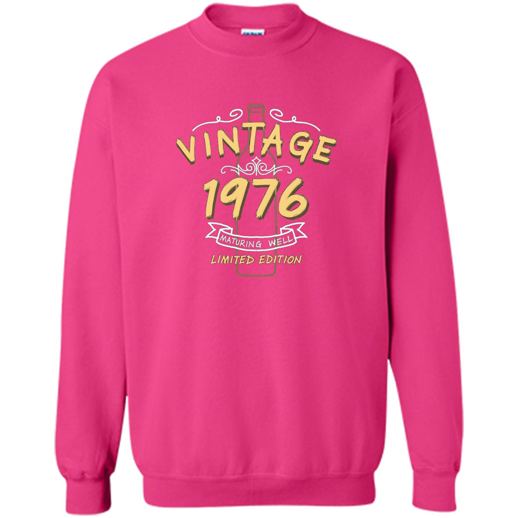 Birthday Gift T-shirt Vintage 1976 Limited Edition T-shirt Heliconia
