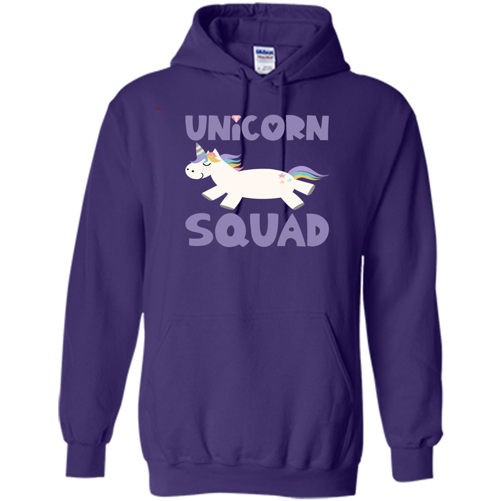 Unicorn Squad T-shirts Rainbow Fantasy Gift Princess Costume T-shirt Purple