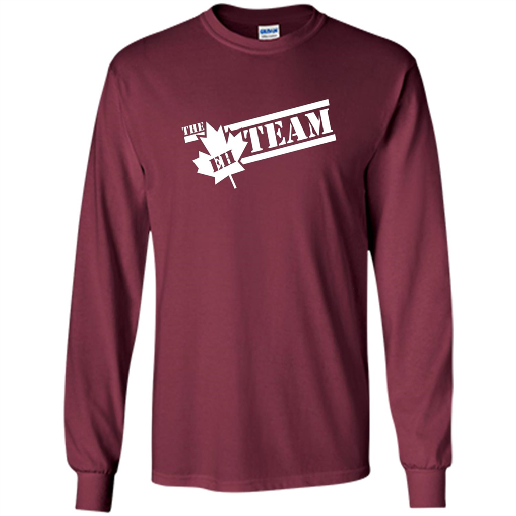 Funny The EH Team Canada T-shirt Maroon
