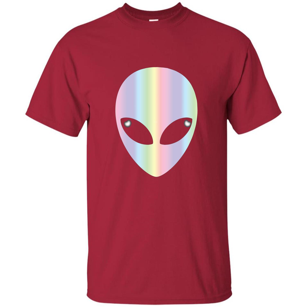 Alien Head T-shirt Cardinal