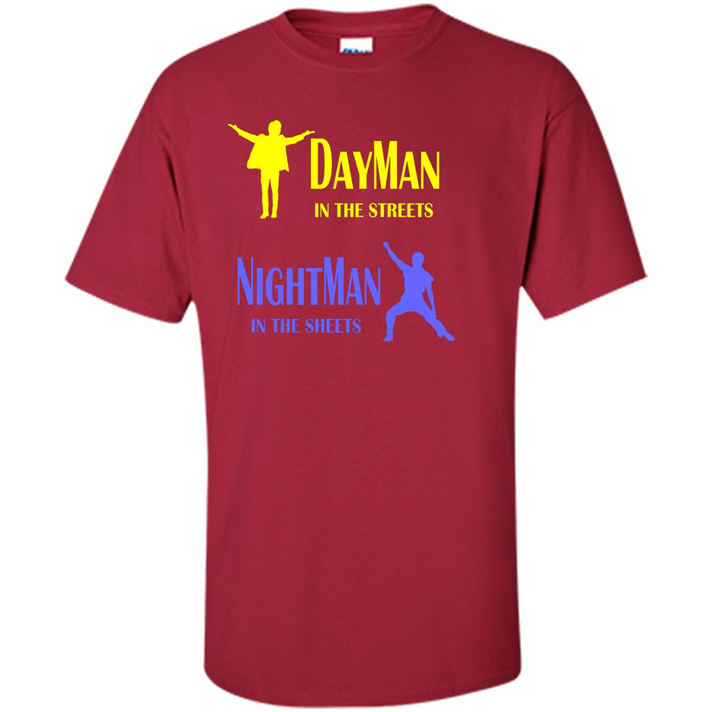 The Nightman In the Sheets T-Shirt Cardinal