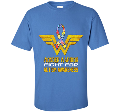 Wonder Warrior Fight For Autism Awareness T-shirt Iris