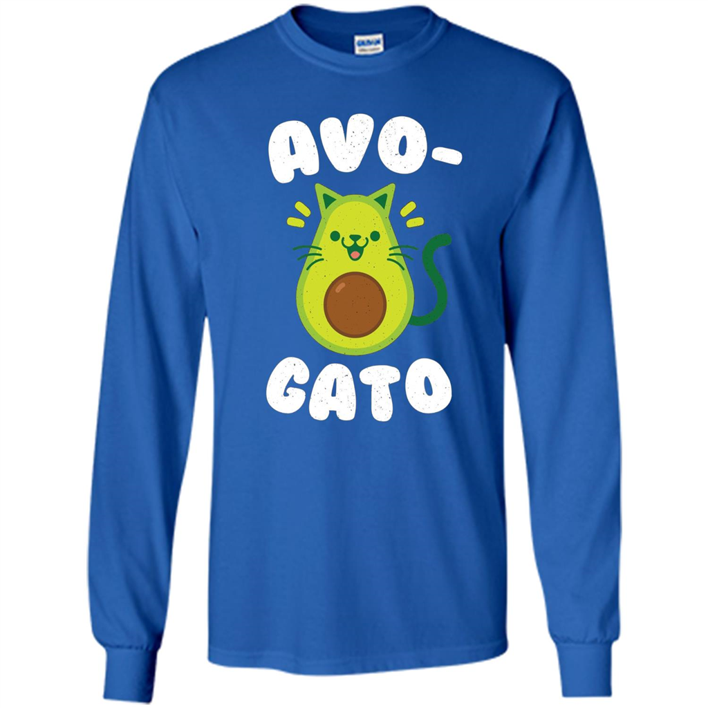 Avogato - Avocado Cat - Funny Avocado T-shirt Royal