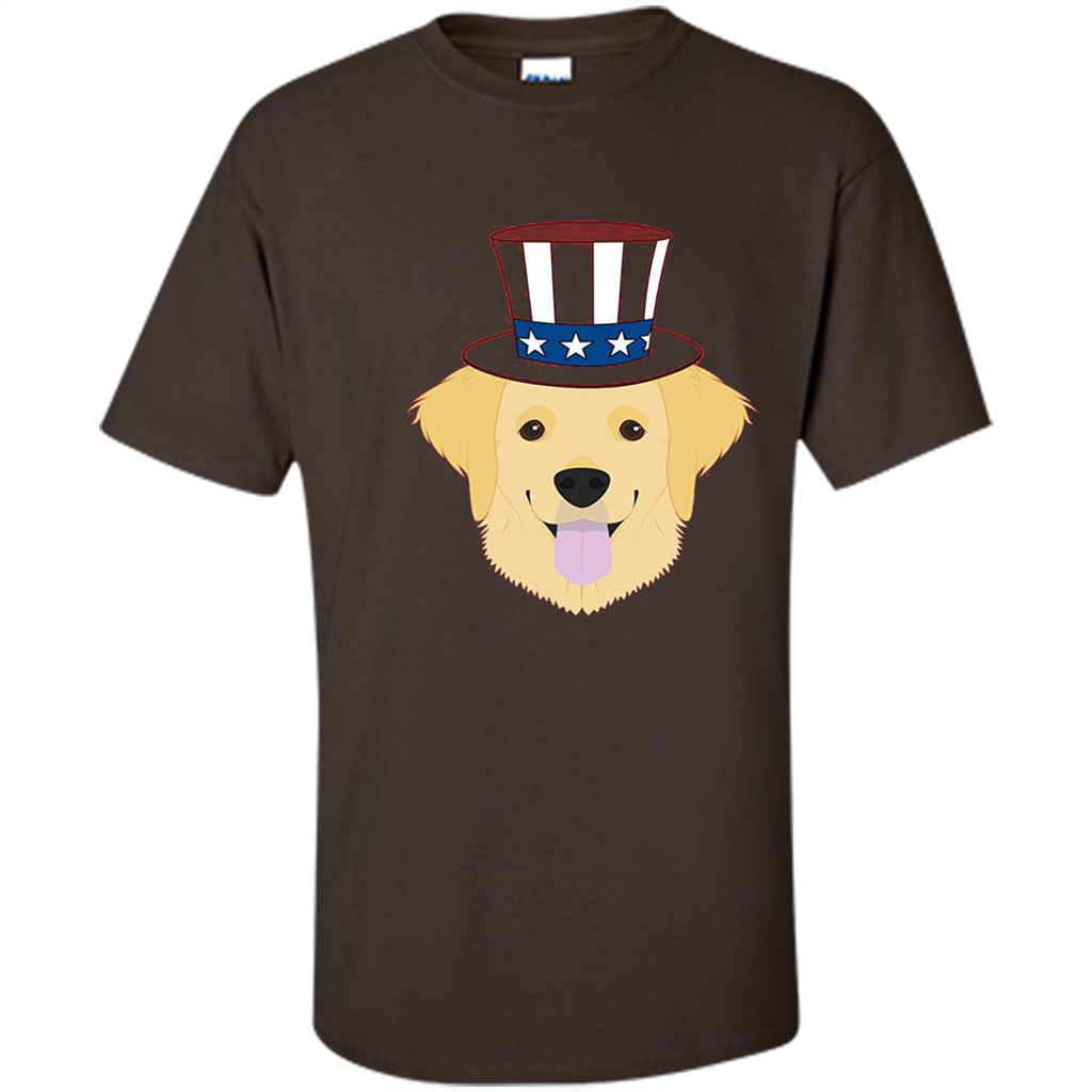 Dog Lover T-shirt The 4th of July Dark Chocolate