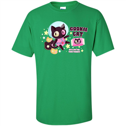 Cookie Cat T-Shirt Irish Green