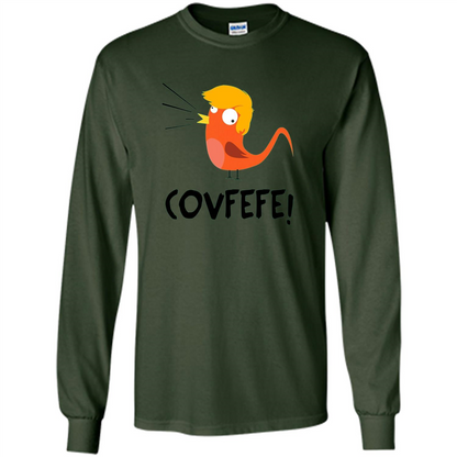 Covfefe Bird T-shirt Funny Political T-shirt Forest Green