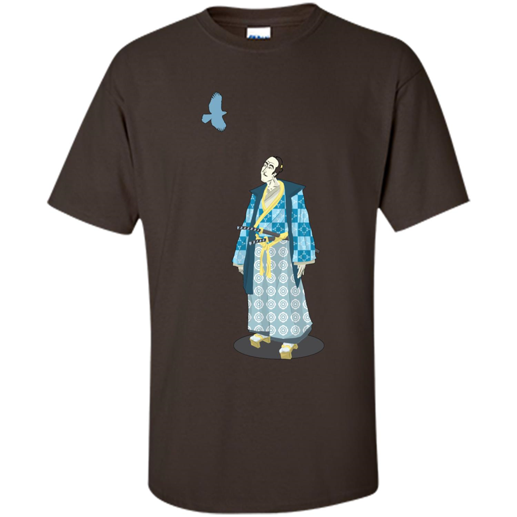 Samurai Serenity tshirt Dark Chocolate