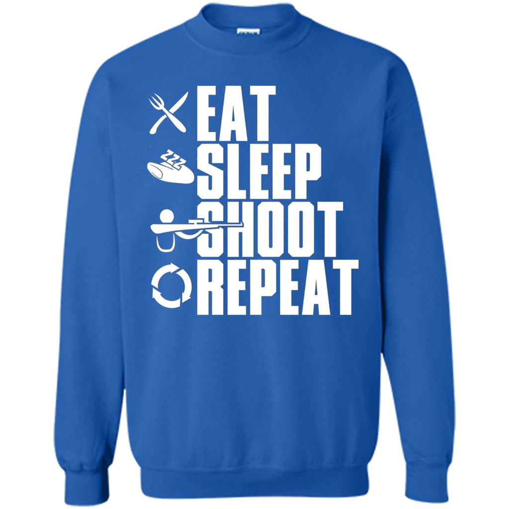 Eat Sleep Shoot Repeat T-shirt Royal