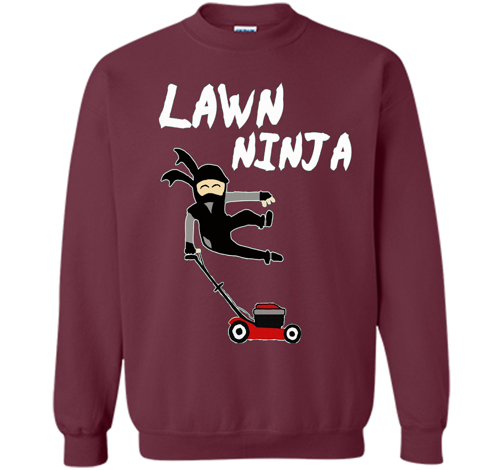 Lawn Ninja T-Shirt shirt Maroon