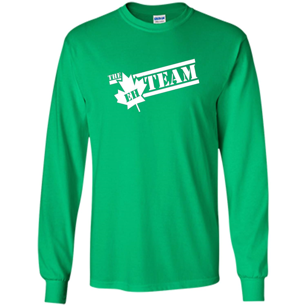 Funny The EH Team Canada T-shirt Irish Green