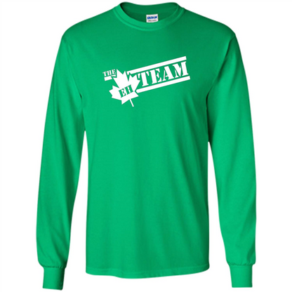 Funny The EH Team Canada T-shirt Irish Green