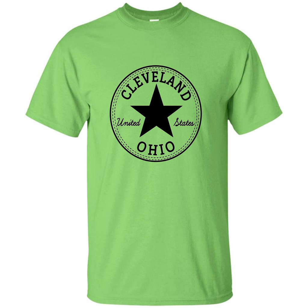 Cleveland Ohio T-shirt United States T-shirt Lime