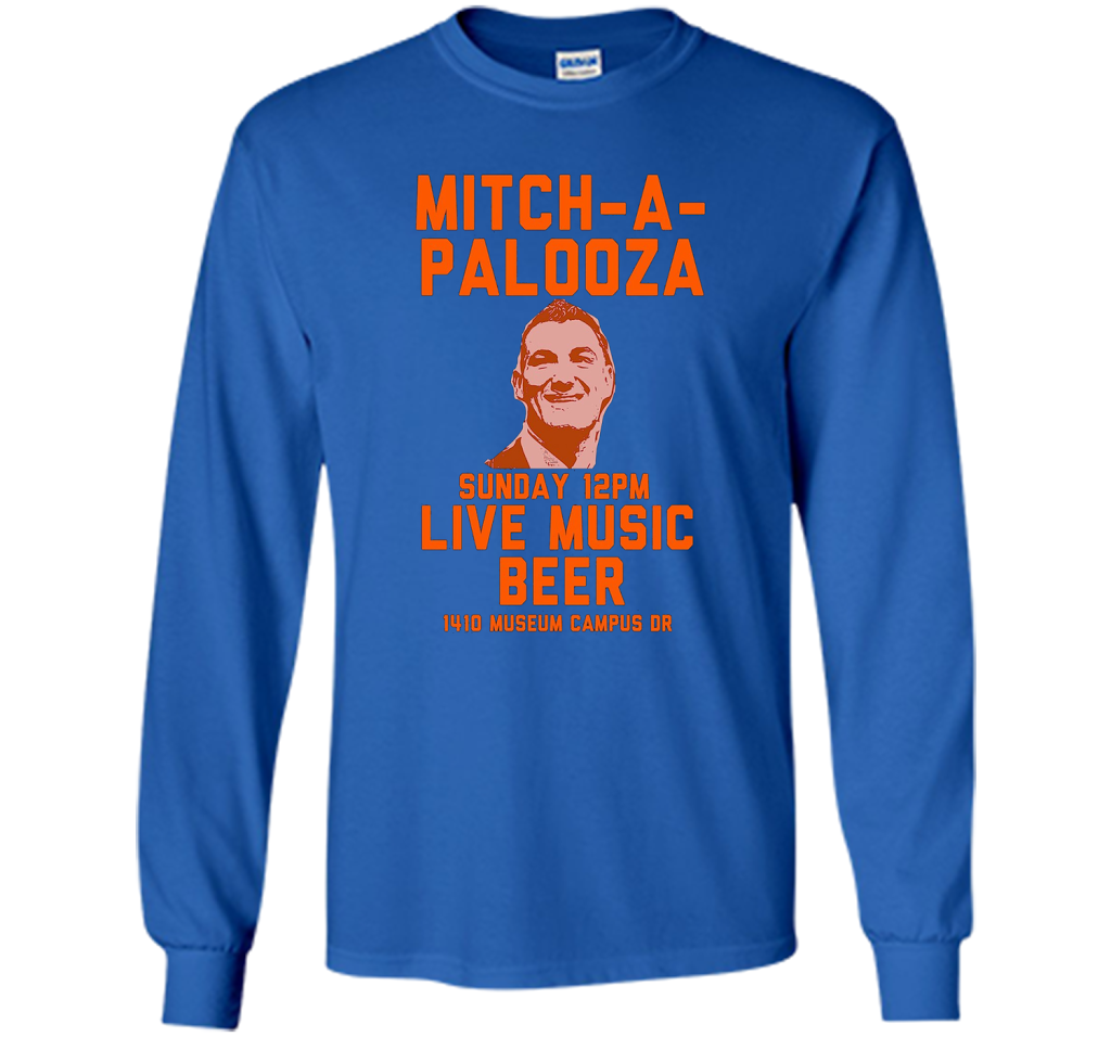 Mitch A Palooza Blue And Orange Party T-shirt Royal