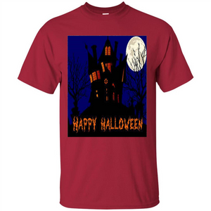 Happy Halloween T-shirt Haunted House