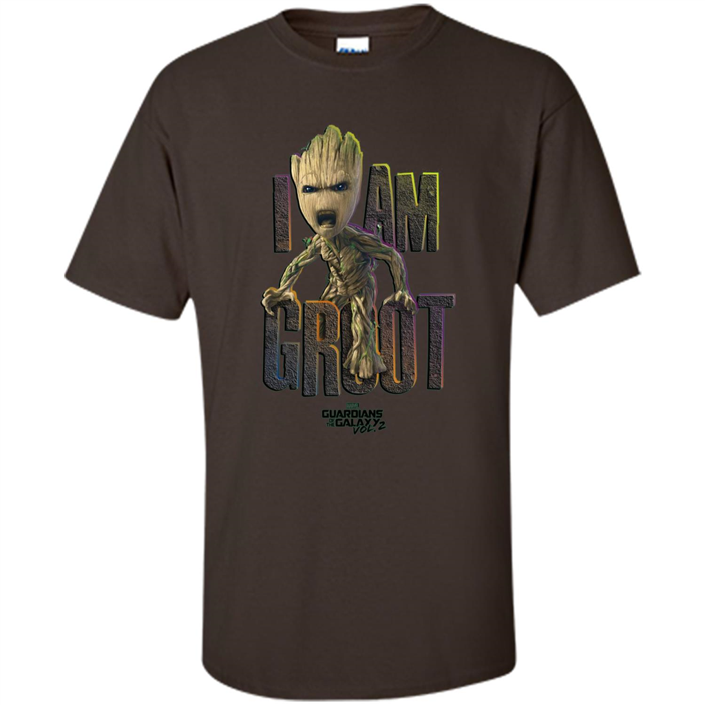 I AM GROOT T-Shirt Dark Chocolate