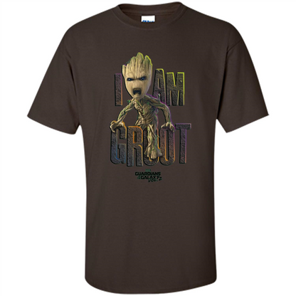 I AM GROOT T-Shirt Dark Chocolate
