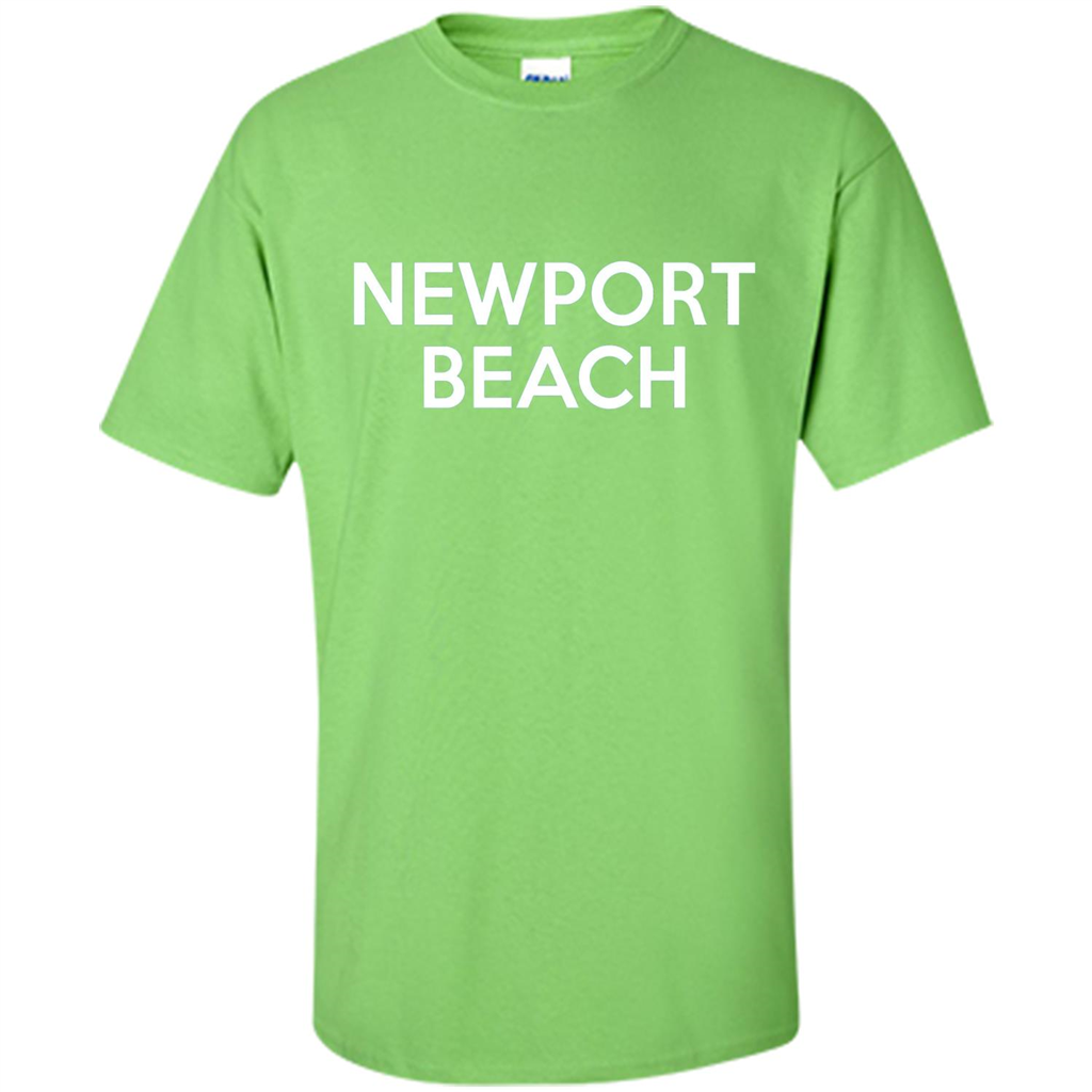 Newport Beach - California T-shirt Lime