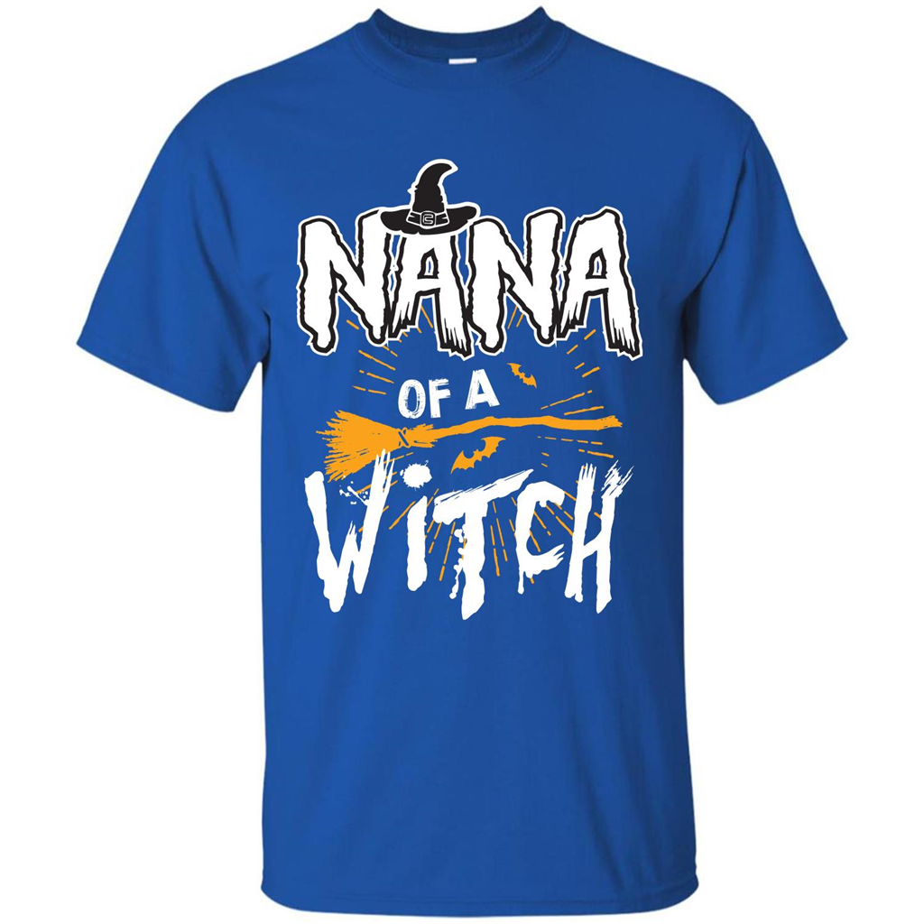 Halloween T-shirt Nana Of A Witch Royal