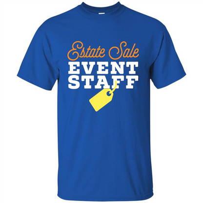 Estate Sale Event Staff T-shirt Royal
