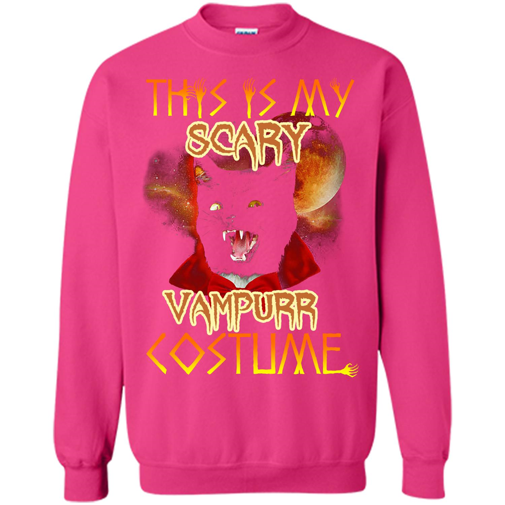 Halloween T-shirt This Is My Scary Vampurr Costume T-shirt