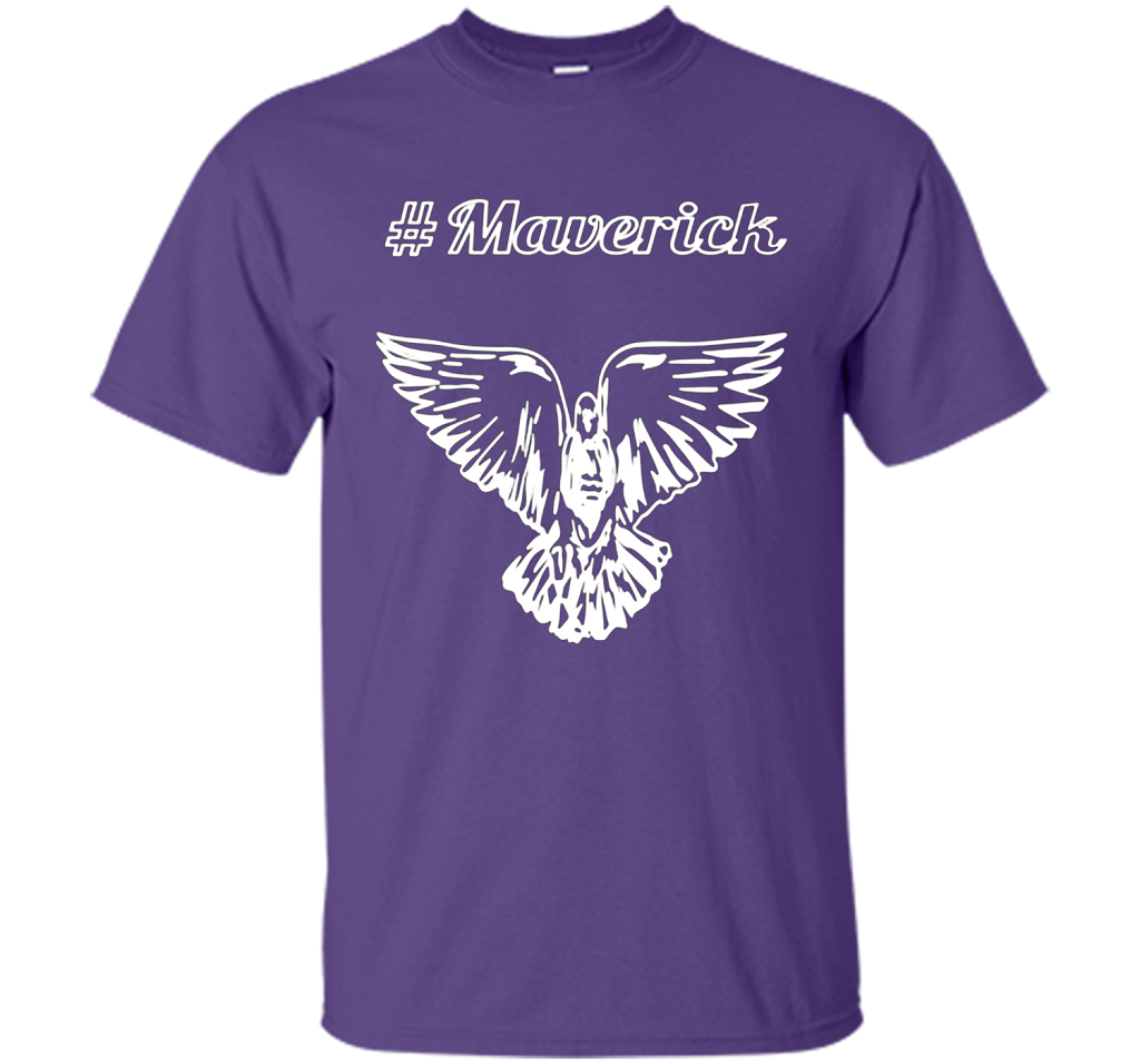 Vibrant T-Shirt Be A Maverick T-shirt Purple