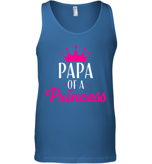 Papa Of A Princess Daddy Father Shirt Tank Top