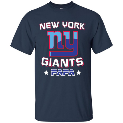 Football T-shirt New York Ny Giants Papa Navy