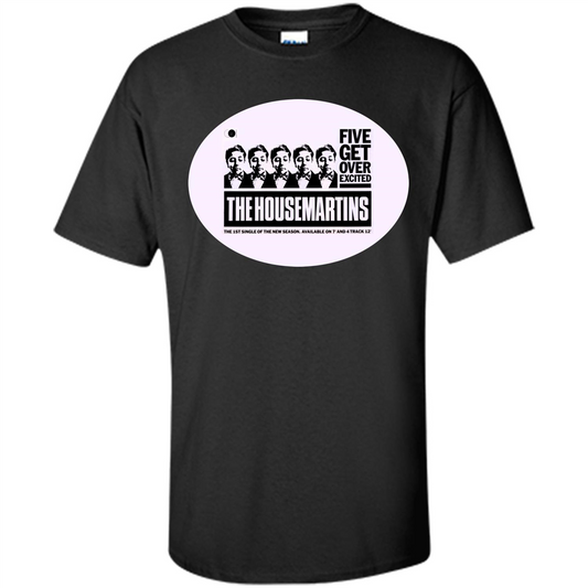 Music T-Shirt Five Get Over Excited Black
