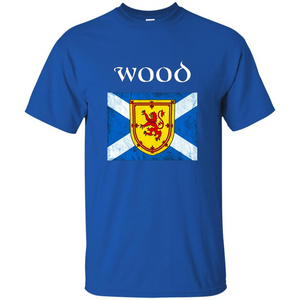 Scottish Clan Wood T-shirt