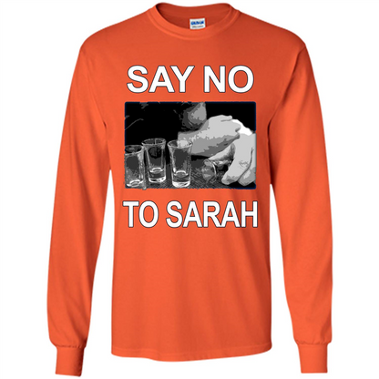 Say No To Sarah T-shirt Orange