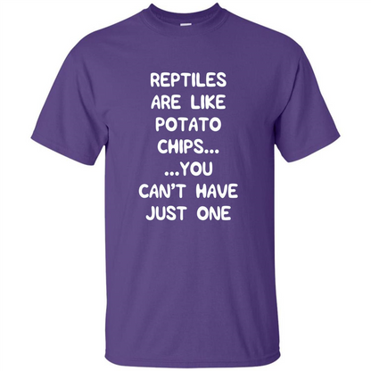 Reptile Funny Shirt Reptile Accessory T-shirt Purple