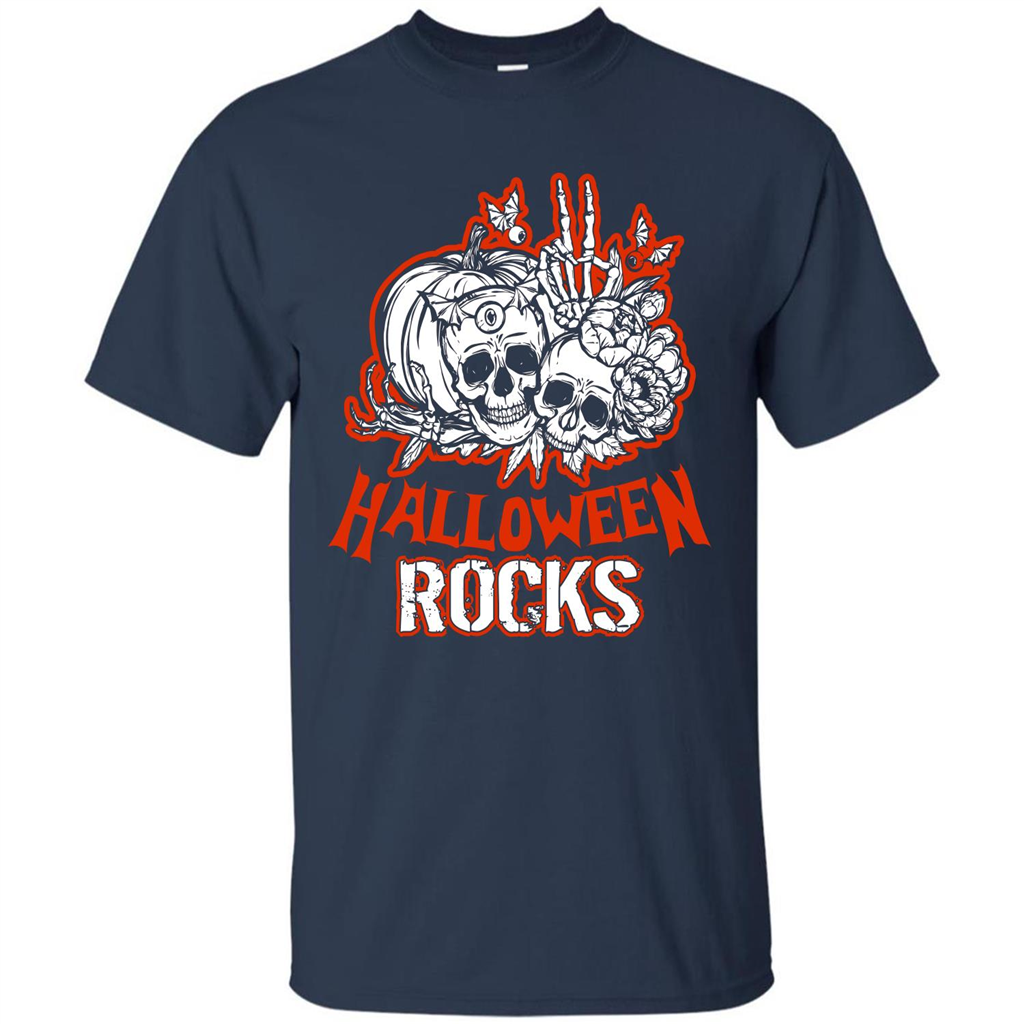Halloween Rocks T-shirt Navy