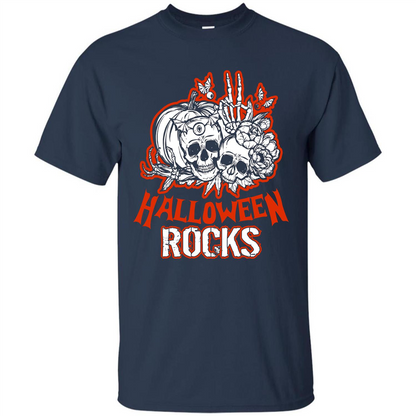 Halloween Rocks T-shirt Navy