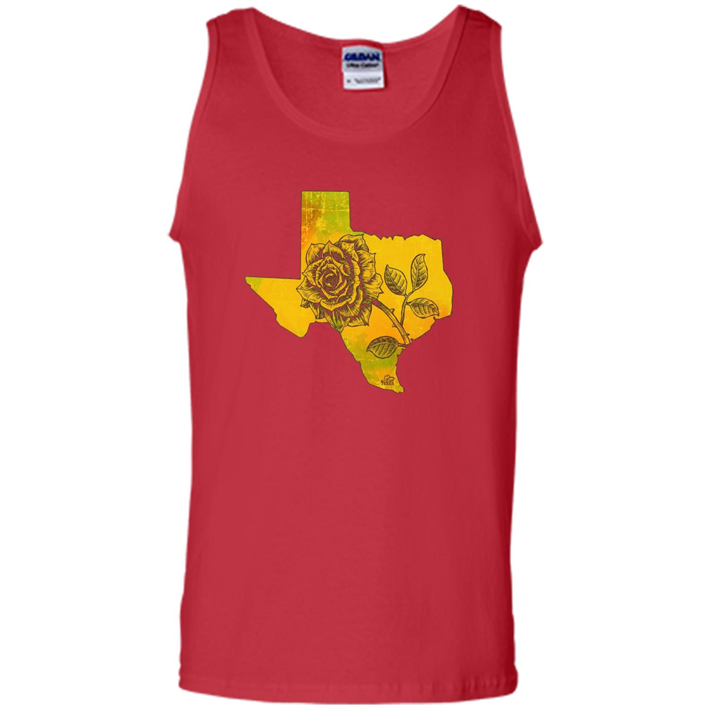 Yellow Rose Of Texas T-Shirt Red