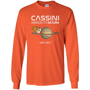 Cassini Mission to Saturn Space T-Shirt