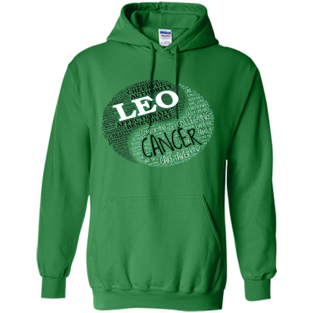 Zodiac Facts T-shirt Women Leo and Cancer T-shirt Irish Green