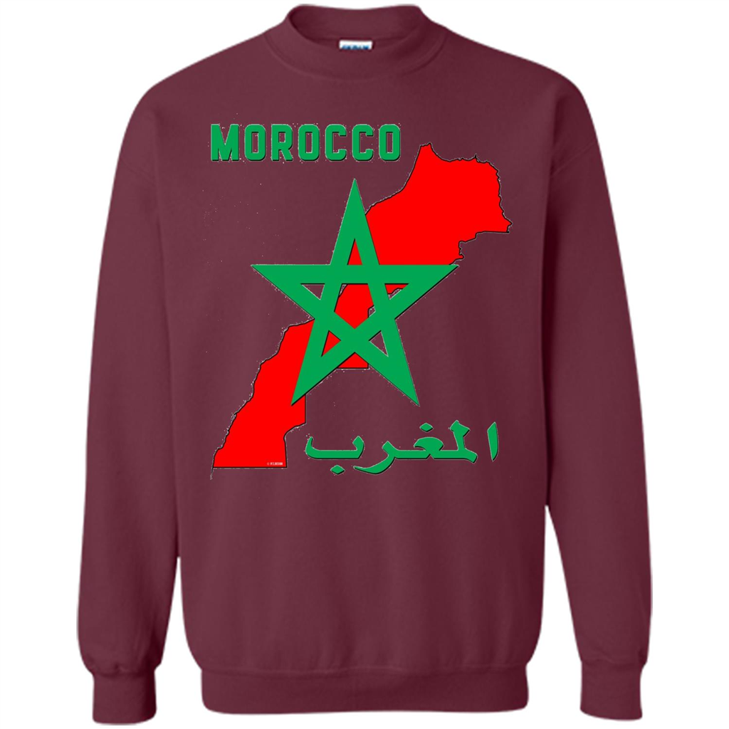 Morocco Moroccan T-shirt Maroon