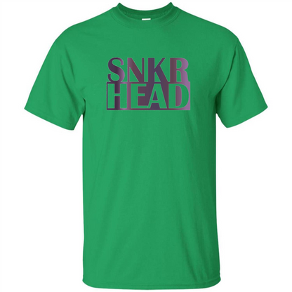 Sneaker Head Eggplant Foams T-shirt Foamposite SNKB HEAD Irish Green