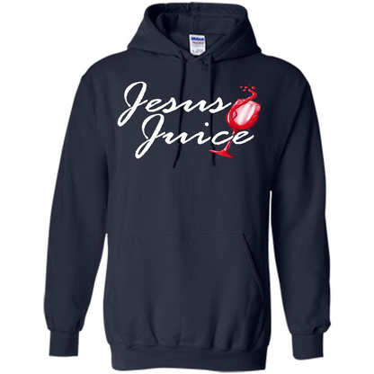 Wine T-shirt Jesus Juice Navy