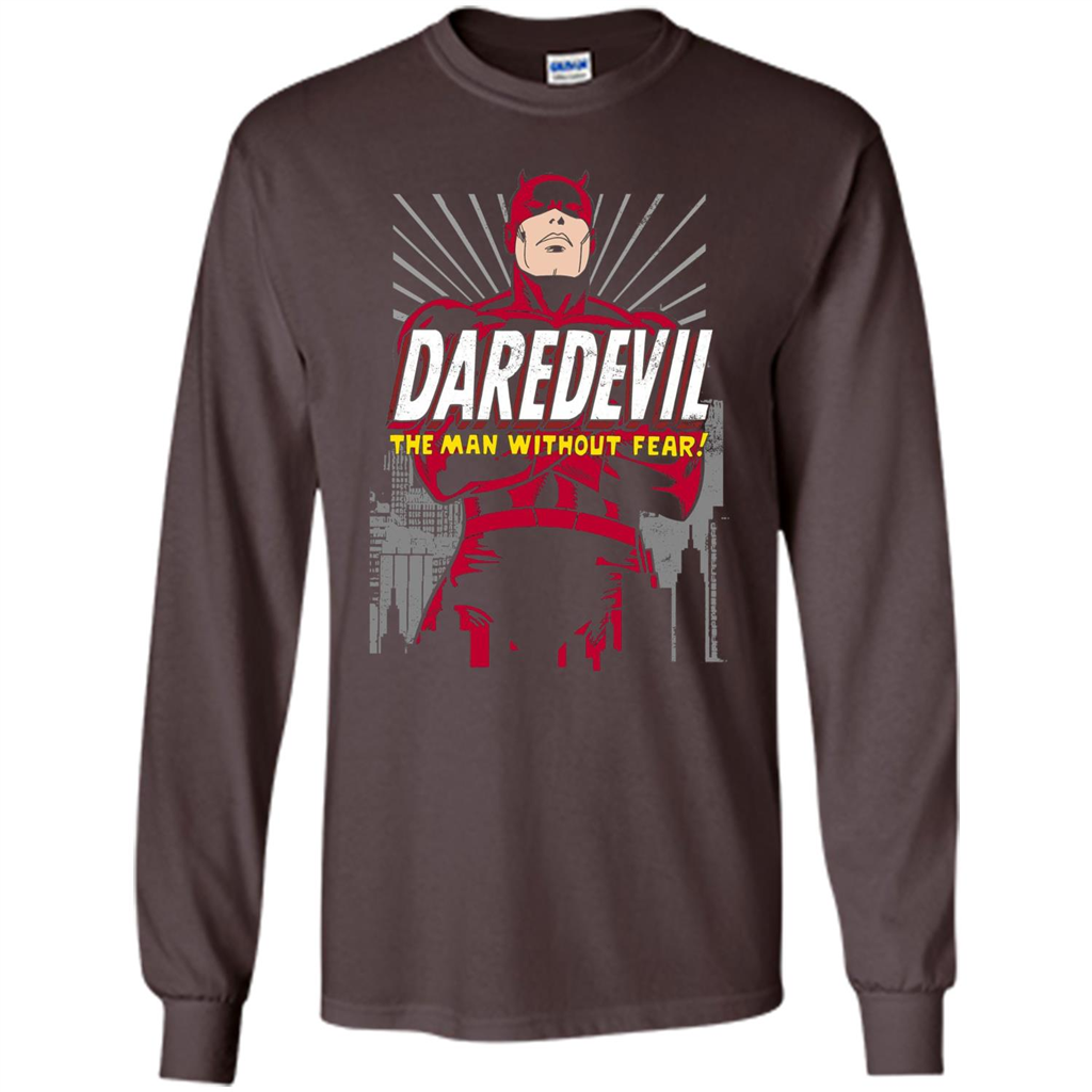 Movies T-shirt Marvel Daredevil The Man Without Fear Dark Chocolate