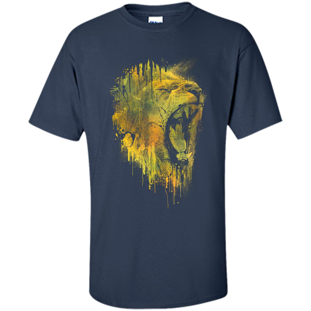 Lion Drip T-shirt Navy