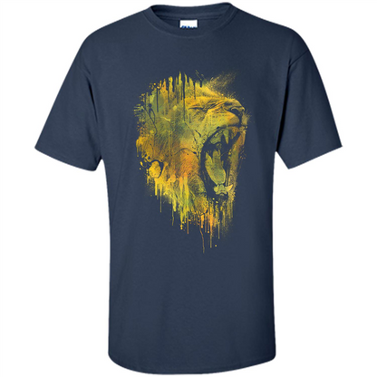 Lion Drip T-shirt Navy