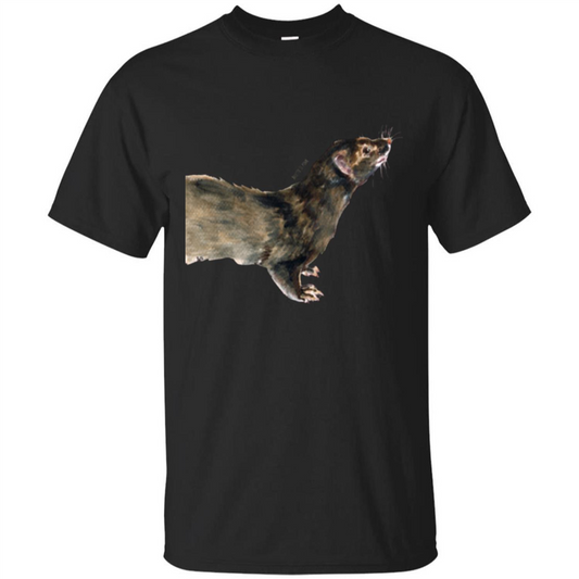 Save The European Mink T-shirt Black