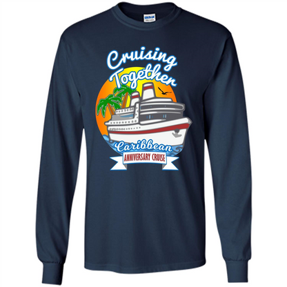 Cruising Together 2017 Anniversary Caribbean Cruise T-Shirt Navy