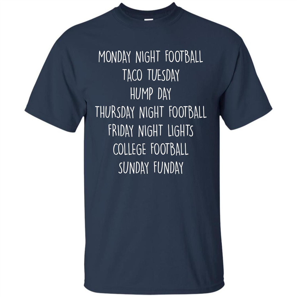 Football T-shirt Monday Night Football Taco Tuesday Navy