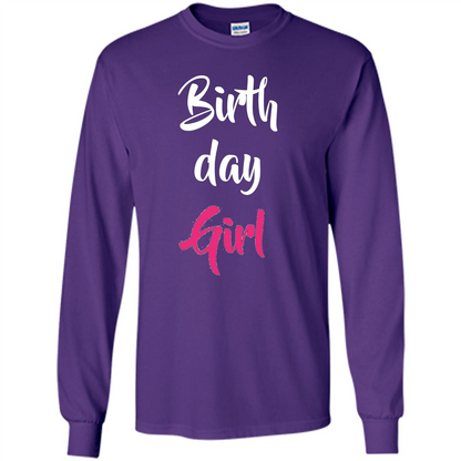 Birthday Girl T-shirt Pink Party Birthday T-shirt